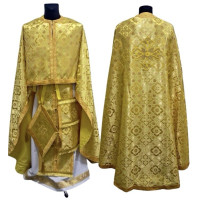 Облачення грецького крою ЖОВТЕ р.50/д.145 Парча