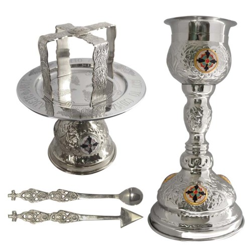 ЕВХАРИСТИЧЕСКИЙ НАБОР   250мл  Никель Греция   (830N)