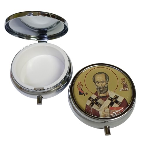 ШКАТУЛКА ↕1,8см ↔5см Никель НИКОЛАЙ