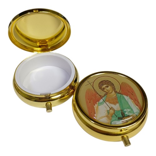 ШКАТУЛКА ↕1,8см ↔5см Латунь АНГЕЛ ХРАНИТЕЛЬ