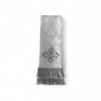 ЗАКЛАДКА для Євангліє Біле срібло↕140см ↔12см  Турція