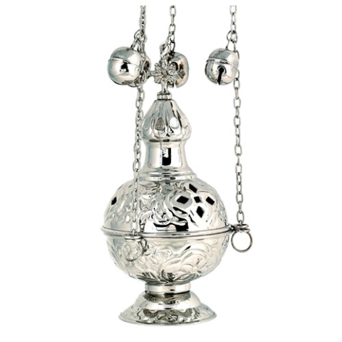 КАДИЛО ↕60см ↑19см ↔9,5см Никель Греция (691N) КАДИЛО ↕60см ↑19см ↔9,5см Никель Греция (691N)