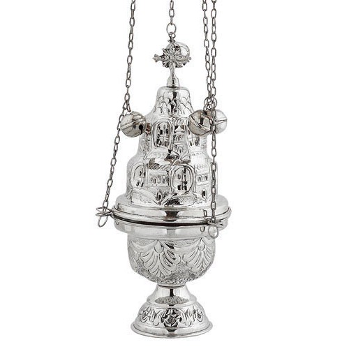 КАДИЛО ↕64см ↑25см ↔10,5см Никель Греция (9392B) КАДИЛО ↕64см ↑25см ↔10,5см Никель Греция (9392B)