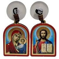 ПІДВІСКА двухстороння на присоскі 5/3,5см Пластмаса Літографія