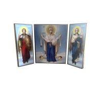 СКЛАДЕНЬ *Покров Б.М.* (Арх.Михаїл та Гавриїл)* ↕8,5см ↔6см ДСП Літографія СКЛАДЕНЬ *Покров Б.М.* (Арх.Михаїл та Гавриїл)* ↕8,5см ↔6см ДСП Літографія