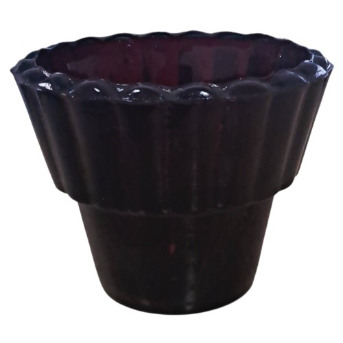 СТАКАН темно червоний скло ФАРБОВАНИЙ 8,5/4,5/7см СТАКАН темно червоний скло ФАРБОВАНИЙ 8,5/4,5/7см