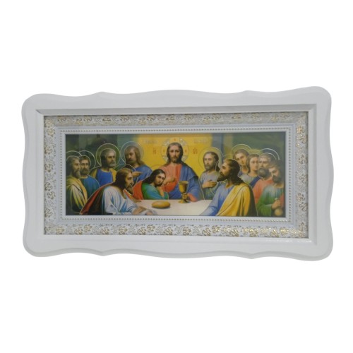 ТАЙНАЯ ВЕЧЕРЯ ↕18см ↔36см Литография Біла