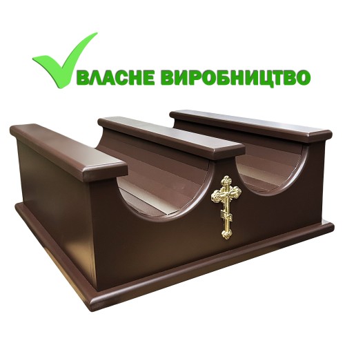 ЯЩИК СВЕЧНОЙ на 2 отдела ↑18см ↔47см ↕45см  МДФ