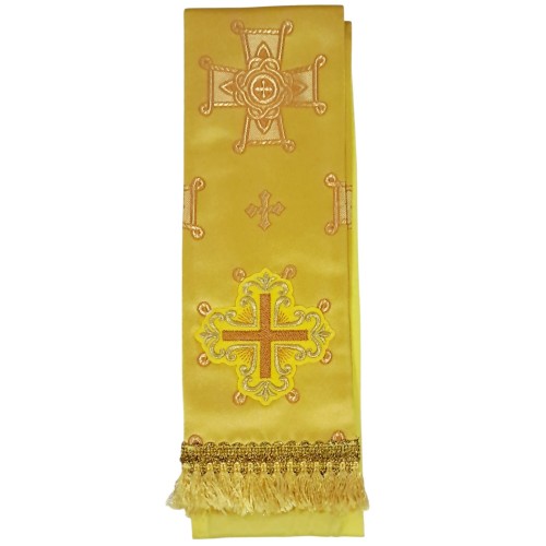 ЗАКЛАДКА для Євангліє   ЖОВТЕ -ЗОЛОТО  ↕120см ↔140см  Турція