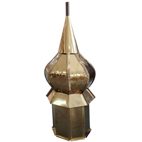 КУПОЛ церковний  БЕЗ ХРЕСТА ↑110см Ø35см Булат