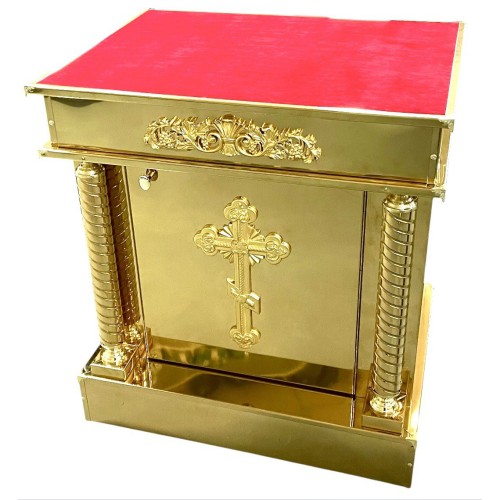 Жертвенник ↕89см ↔80cм ↕60см метал, накладки Жертвенник ↕89см ↔80cм ↕60см метал, накладки