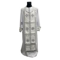 ТРЕБНИЙ НАБІР БІЛЕ-СРІБЛО 140см, з т-ни Турція ТРЕБНИЙ НАБІР БІЛЕ-СРІБЛО 140см, з т-ни Турція