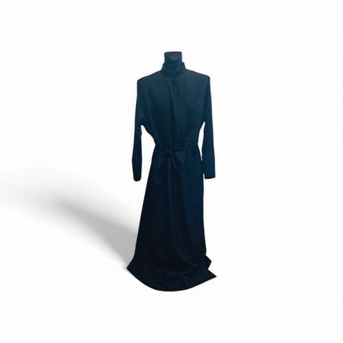 ПОДРЯСНИК ГРЕЧЕСКИЙ Черный 54р. Габардин (синий кант)