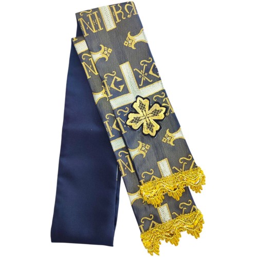 ЗАКЛАДКА для Евангелия ЧЕРНАЯ ↕140 см ↔10см Парча ЗАКЛАДКА для Евангелия ЧЕРНАЯ ↕140 см ↔10см Парча