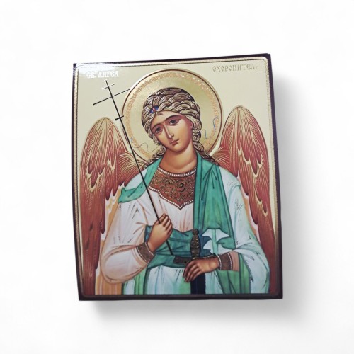 Литография  ↕18см ↔15см  АНГЕЛ ХРАНИТЕЛЬ  укр язык