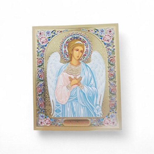 Литография  ↕18см ↔15см  АНГЕЛ ХРАНИТЕЛЬ  Церк.слов. язык