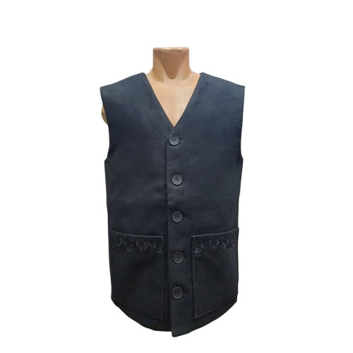 ЖИЛЕТ р62 Кашемир+синтапон Вышивка "Виноград"