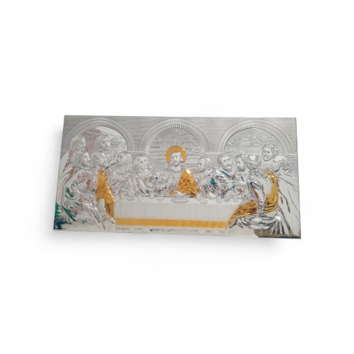 ТАЙНАЯ ВЕЧЕРЯ   ↕29,5см ↔60см серебро