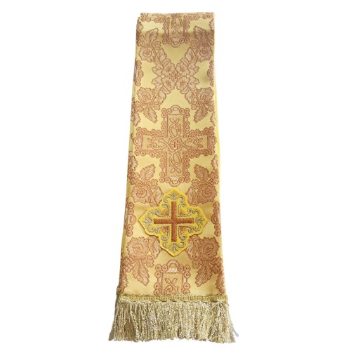 ЗАКЛАДКА для Євангліє   ЖОВТЕ -ЗОЛОТО  ↕140см ↔12см  Турція