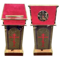 АНАЛОЙ Бічний Червоний ↑116см ↔46см ↕45см Булат Оксамит