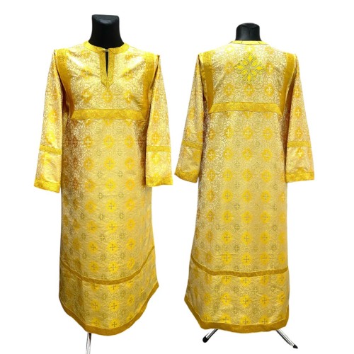 СТИХАРЬ ЖЕЛТЫЙ 130см Парча СТИХАРЬ ЖЕЛТЫЙ 130см Парча