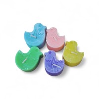 Свічка - Листівка ПАСХАЛЬНА Курочка ↕ 4см Парафін в асопт.