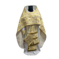 Облачення київського крою БІЛЕ-ЗОЛОТО 48-50/155 р. Турція