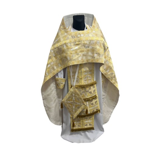 Облачення київського крою БІЛЕ-ЗОЛОТО 48-50/155 р. Турція Облачення київського крою БІЛЕ-ЗОЛОТО 48-50/155 р. Турція