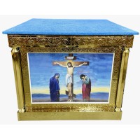 ОБЛАЧЕНИЕ НА ПРЕСТОЛ (чеканка, холст) ↑109см ↔130см ↕130см ОБЛАЧЕНИЕ НА ПРЕСТОЛ (чеканка, холст) ↑109см ↔130см ↕130см