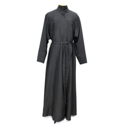 ПОДРЯСНИК ГРЕЧЕСКИЙ Черный 46р. Габардин (черный кант)