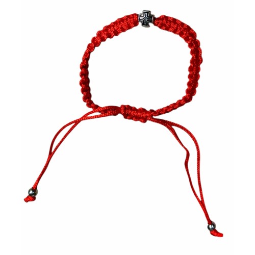 Браслет плетений Красный