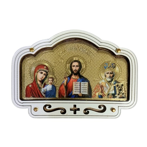 ТРОЙНИК автомобильный ↕6см ↔8см Литография Оргстекло