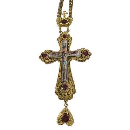КРЕСТ Наперсный ↕7,5см ↔16,5см Латунь Китай КРЕСТ Наперсный ↕7,5см ↔16,5см Латунь Китай
