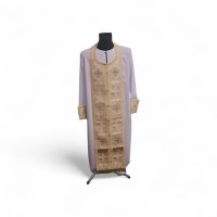 ТРЕБНИЙ НАБІР БІЛЕ-ЗОЛОТО 140см, з т-ни Турція