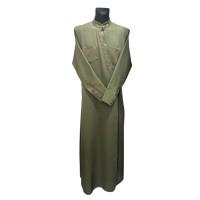 ПІДРЯСНИК ГРЕЦЬКИЙ Хакі 48р. Костюмна т-на  (вишивка виноград)