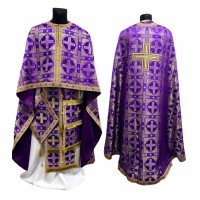 Облачення київського крою ФІОЛЕТОВЕ-ЗОЛОТО р.52-54/д.155 Турція Облачення київського крою ФІОЛЕТОВЕ-ЗОЛОТО р.52-54/д.155 Турція