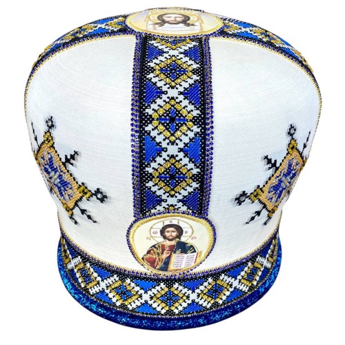 МИТРА БЕЛАЯ 57р Вышивка Купюр МИТРА БЕЛАЯ 57р Вышивка Купюр