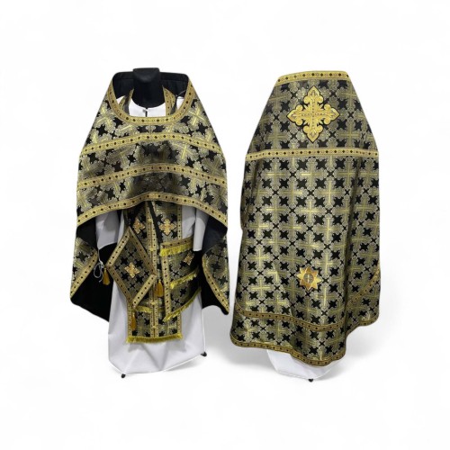 Облачения ЧОРНОЕ золото  р.56/145Парча