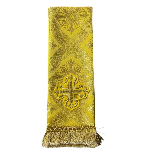 ЗАКЛАДКА  для Евангелия   Желтое золото  ↕140см ↔12см  Парча