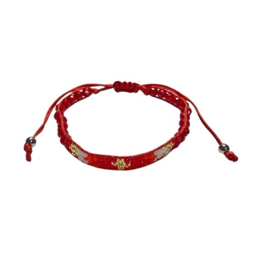 Браслет бисер КРАСНЫЙ