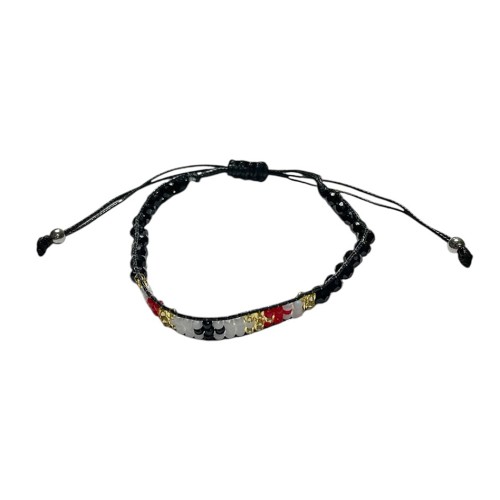 Браслет бисер ЧЕРНЫЙ