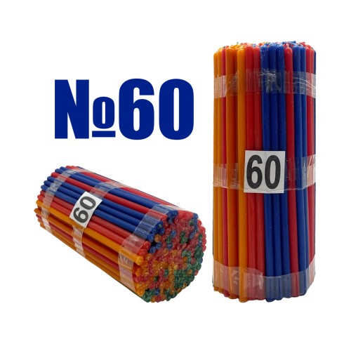 1кгСвечи РАЗНОЦВЕТНЫЕ Парафиновые №60 Количество-150шт 1кгСвечи РАЗНОЦВЕТНЫЕ Парафиновые №60 Количество-150шт