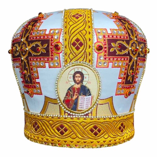 МИТРА   БЕЛАЯ   58,5р   Парча