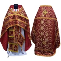 Облачення київського крою ЧЕРВОНЕ-ЗОЛОТО р.60/д.155 т-наТурція Облачення київського крою ЧЕРВОНЕ-ЗОЛОТО р.60/д.155 т-наТурція