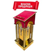 АНАЛОЙ Бічний Червоний ↑114см ↔50,5см ↕54,5см Булат Оксамит