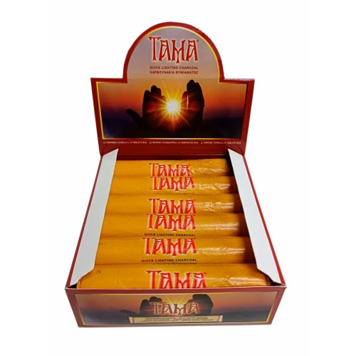 УГОЛЬ кадильный ф22мм/10таб. ТАМА БЫСТРОГО розжига Греция УГОЛЬ кадильный ф22мм/10таб. ТАМА БЫСТРОГО розжига Греция