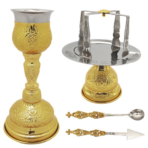 ЕВХАРИСТИЧЕСКИЙ НАБОР   250мл   Золочение  Греция    (1270G)