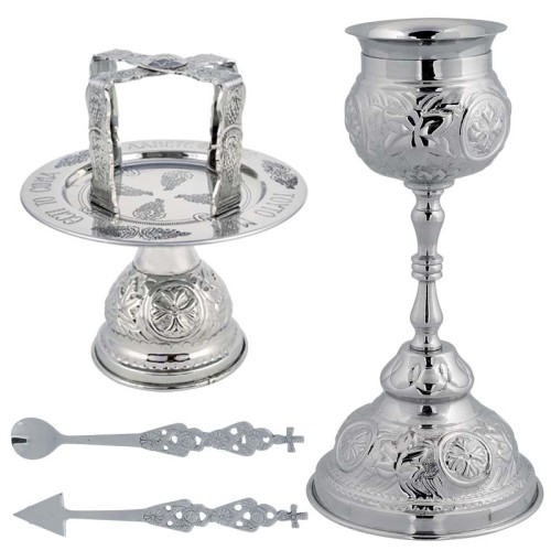 ЕВХАРИСТИЧЕСКИЙ НАБОР   250мл   Никель Греция   (9393N)