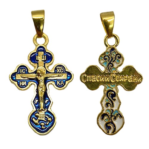 Крестик НАТЕЛЬНЫЙ ↕2см ↔1.2см Металический