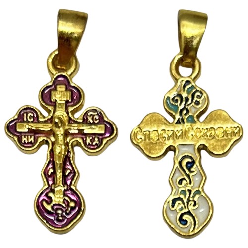 Крестик НАТЕЛЬНЫЙ ↕2см ↔1.2см Металический